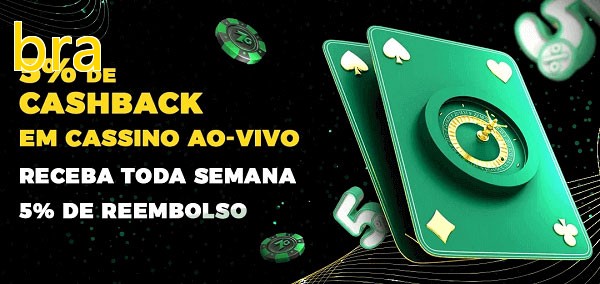 Promoções do cassino ao Vivo bra